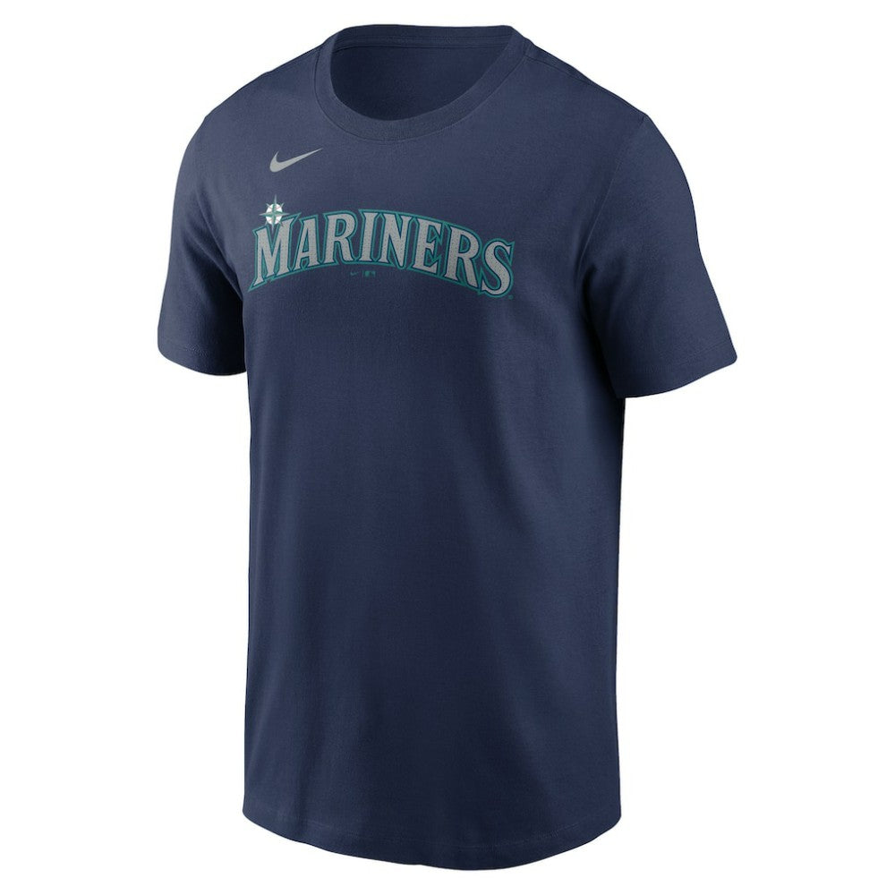 Cal Raleigh Seattle Mariners Name & Number Player Nickname T-Shirt Navy