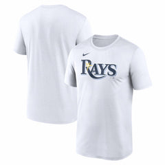 Tampa Bay Rays New Legend Wordmark Dri-FIT T-Shirt White