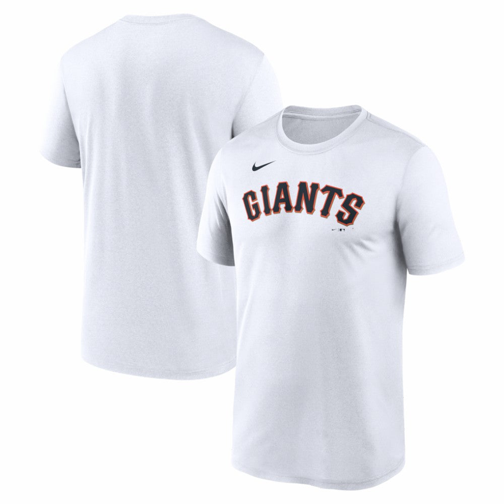 San Francisco Giants New Legend Wordmark Dri-FIT T-Shirt White