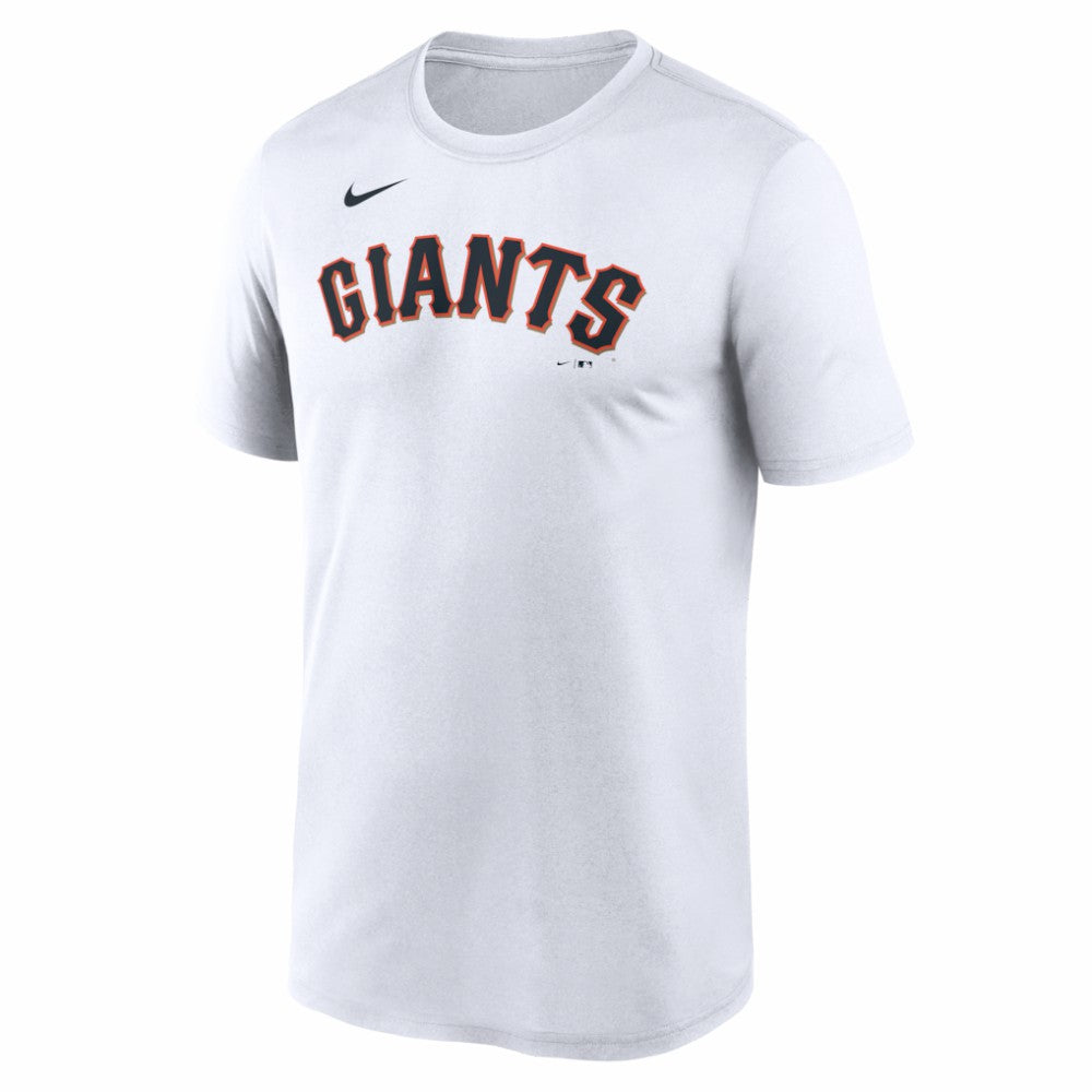San Francisco Giants New Legend Wordmark Dri-FIT T-Shirt White