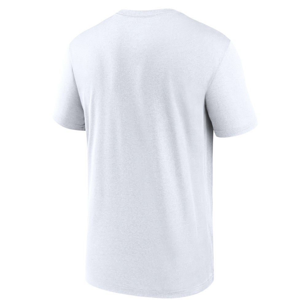 Milwaukee Brewers New Legend Wordmark Dri-FIT T-Shirt White