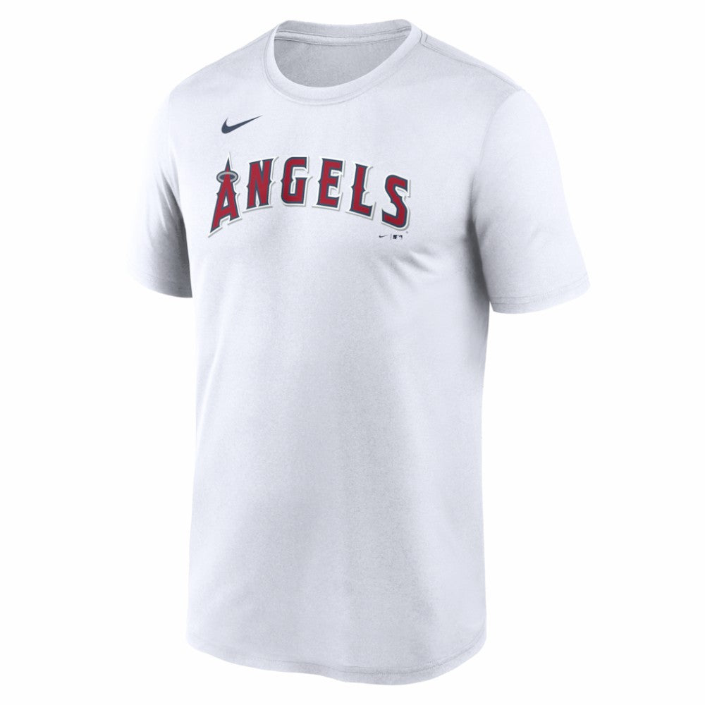 Los Angeles Angels New Legend Wordmark Dri-FIT T-Shirt White
