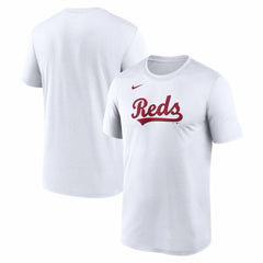 Cincinnati Reds New Legend Wordmark Dri-FIT T-Shirt White