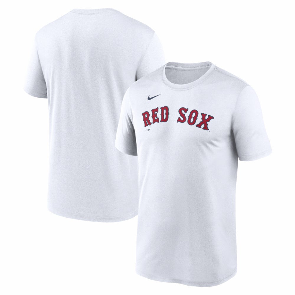 Boston Red Sox New Legend Wordmark Dri-FIT T-Shirt White