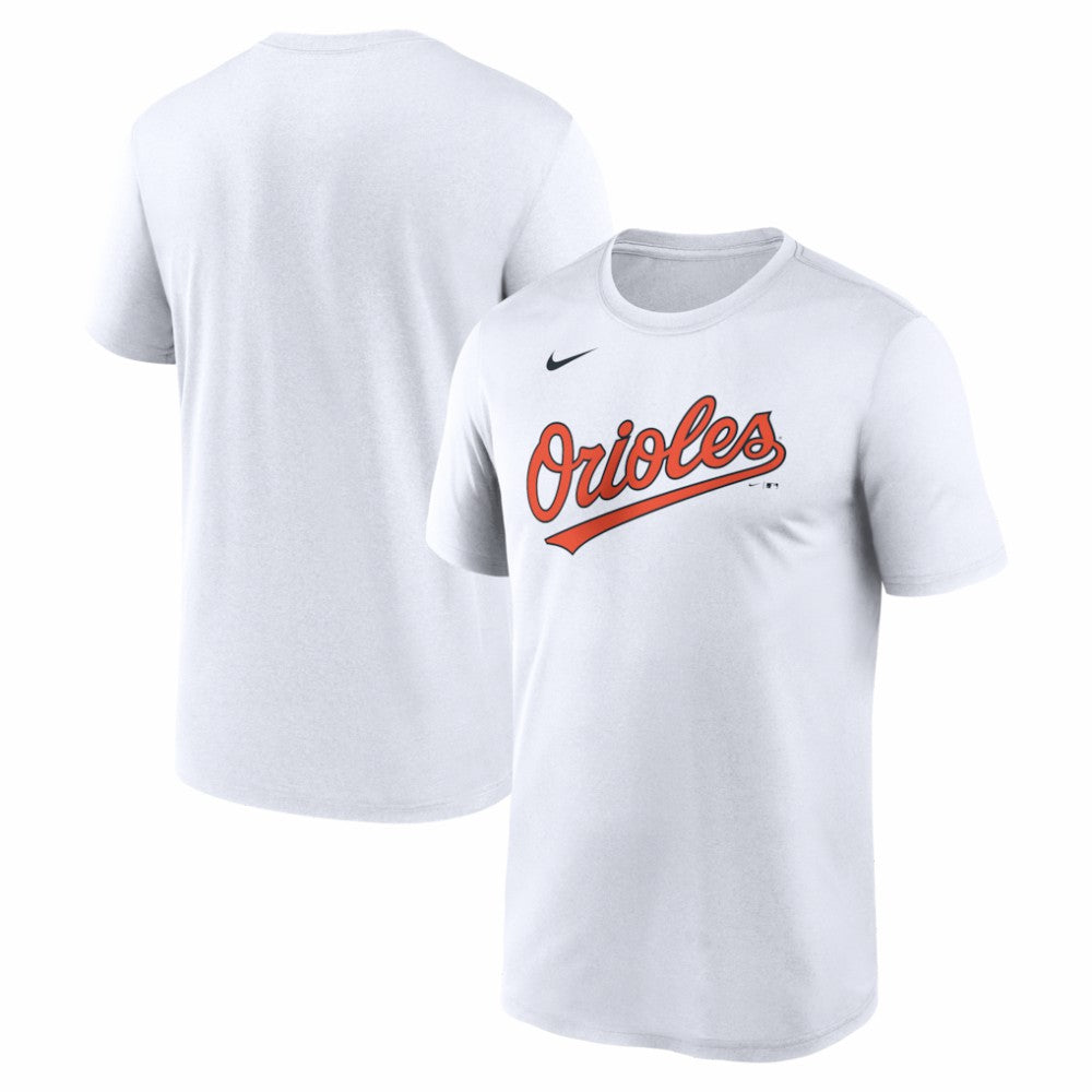 Baltimore Orioles New Legend Wordmark Dri-FIT T-Shirt White