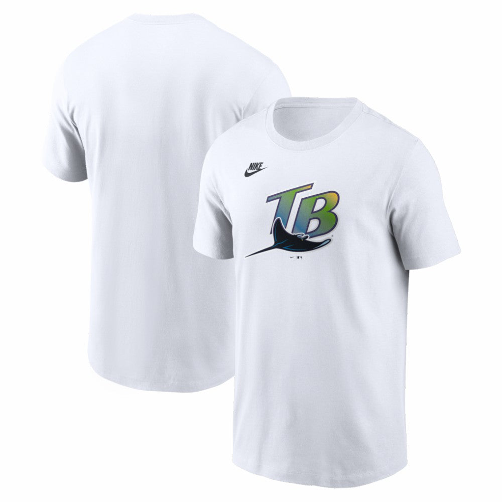 Tampa Bay Rays Cooperstown Collection Logo T-Shirt White