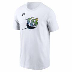 Tampa Bay Rays Cooperstown Collection Logo T-Shirt White