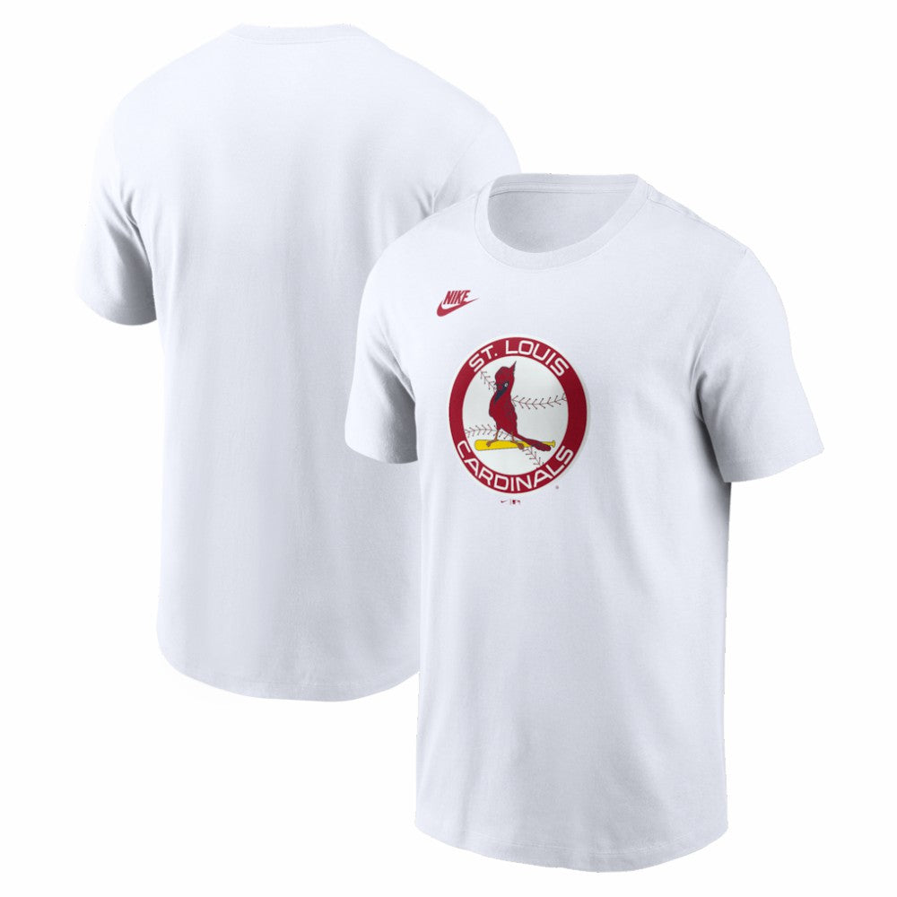 St. Louis Cardinals Cooperstown Collection Logo T-Shirt White