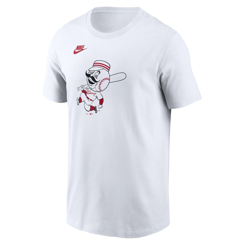 Cincinnati Reds Cooperstown Collection Logo T-Shirt White