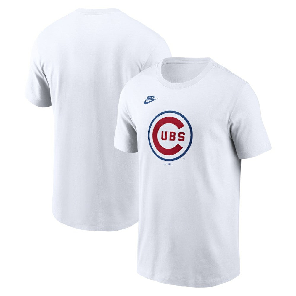 Chicago Cubs Cooperstown Collection Logo T-Shirt White