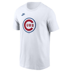 Chicago Cubs Cooperstown Collection Logo T-Shirt White