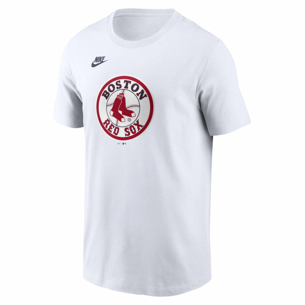 Boston Red Sox Cooperstown Collection Logo T-Shirt White