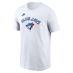 Toronto Blue Jays Cooperstown Collection Wordmark T-Shirt White