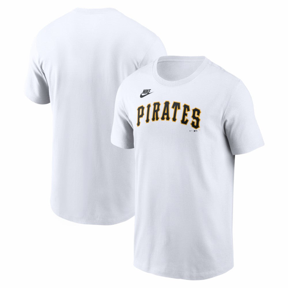 Pittsburgh Pirates Cooperstown Collection Wordmark T-Shirt White