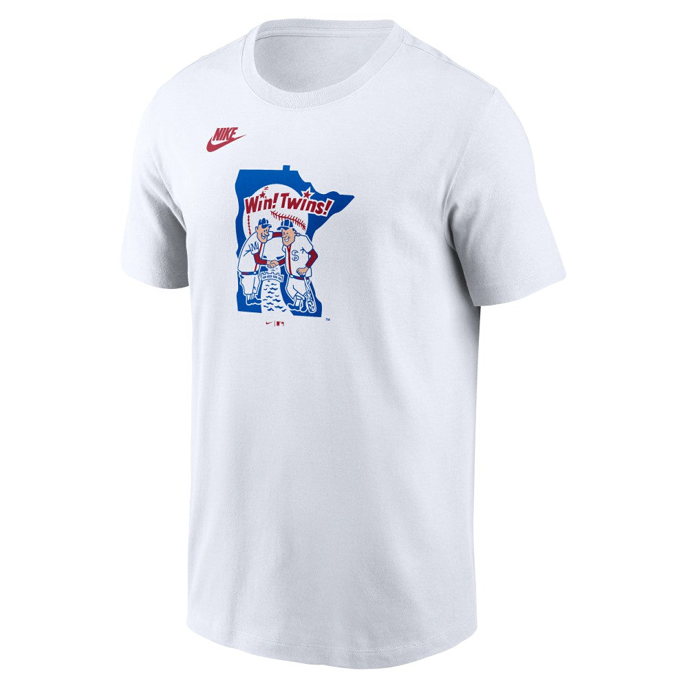 Minnesota Twins Cooperstown Collection Wordmark T-Shirt White