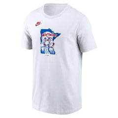 Minnesota Twins Cooperstown Collection Wordmark T-Shirt White