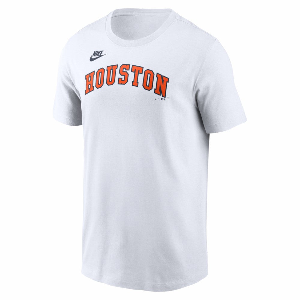 Houston Astros Cooperstown Collection Wordmark T-Shirt White