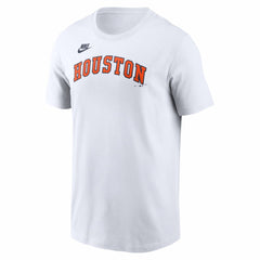 Houston Astros Cooperstown Collection Wordmark T-Shirt White