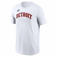 Detroit Tigers Cooperstown Collection Wordmark T-Shirt White