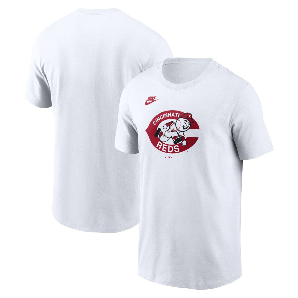 Cincinnati Reds Cooperstown Collection Wordmark T-Shirt White