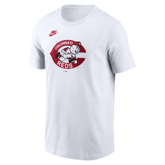 Cincinnati Reds Cooperstown Collection Wordmark T-Shirt White