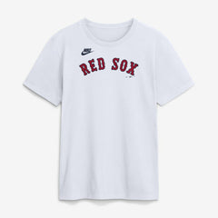 Boston Red Sox Cooperstown Collection Wordmark T-Shirt White