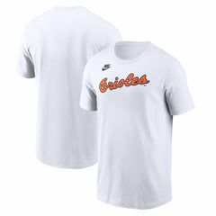 Baltimore Orioles Cooperstown Collection Wordmark T-Shirt White