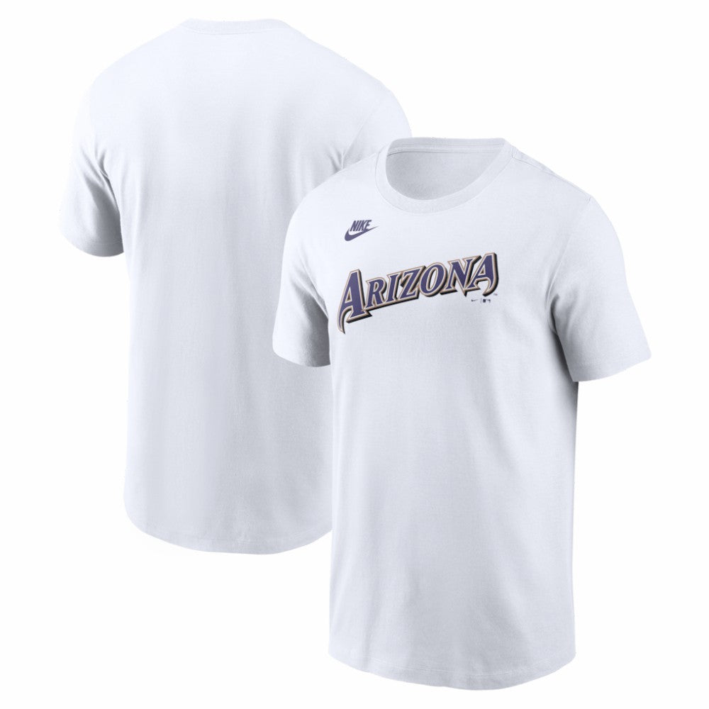 Arizona Diamondbacks Cooperstown Collection Wordmark T-Shirt White