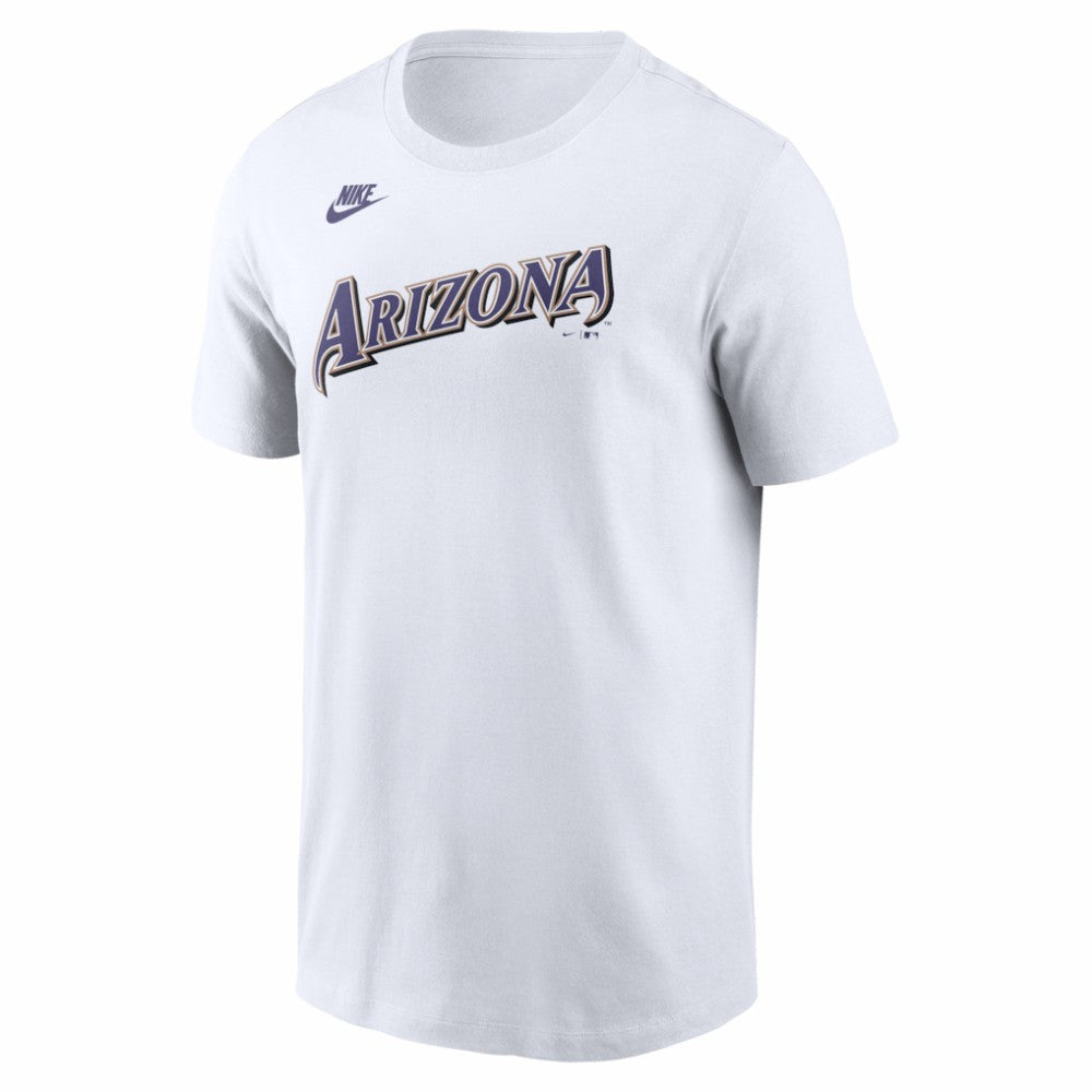 Arizona Diamondbacks Cooperstown Collection Wordmark T-Shirt White