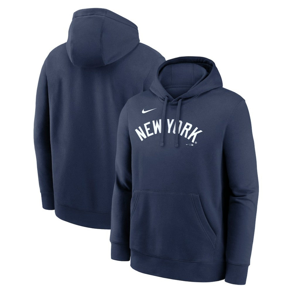 New York Yankees Dri-Fit Club Hoodie Navy