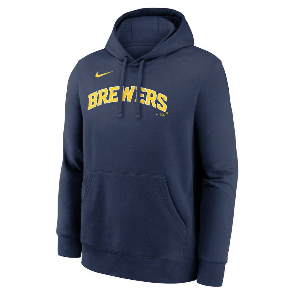 Milwaukee Brewers Dri-Fit Club Hoodie Navy