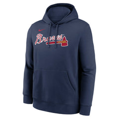 Atlanta Braves Dri-Fit Club Hoodie Navy