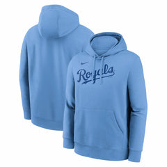 Kansas City Royals Dri-Fit Club Hoodie Light Blue