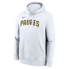 San Diego Padres Dri-Fit Club Hoodie White