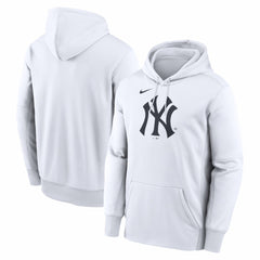 New York Yankees Logo Club Hoodie White