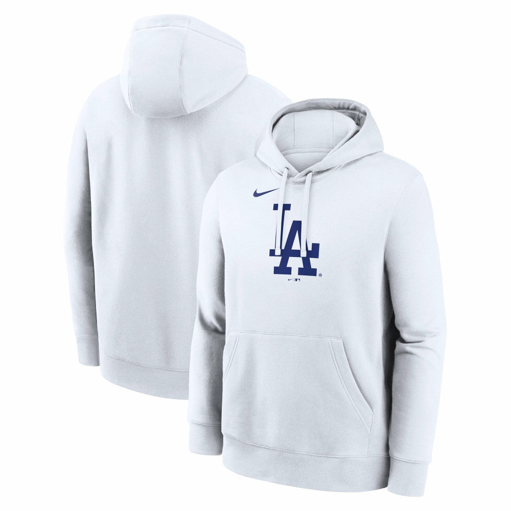 Los Angeles Dodgers Logo Club Hoodie White