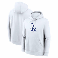 Los Angeles Dodgers Logo Club Hoodie White
