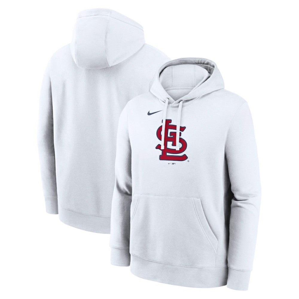St. Louis Cardinals Logo Club Hoodie White