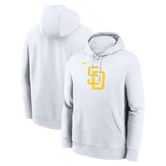San Diego Padres Logo Club Hoodie White