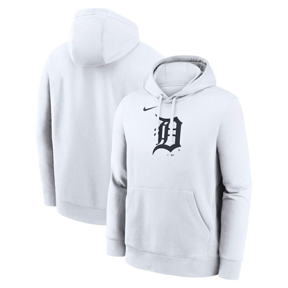 Detroit Tigers Logo Club Hoodie White