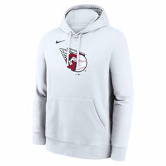 Cleveland Guardians Logo Club Hoodie White