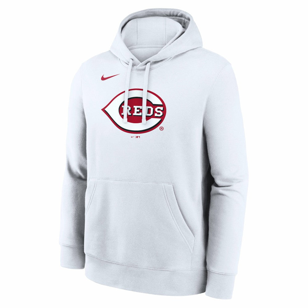 Cincinnati Reds Logo Club Hoodie White