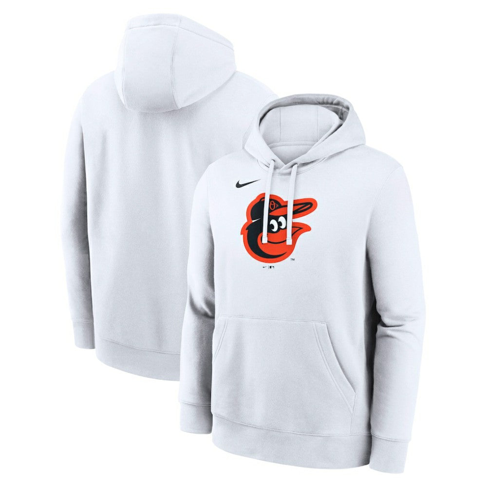 Baltimore Orioles Logo Club Hoodie White