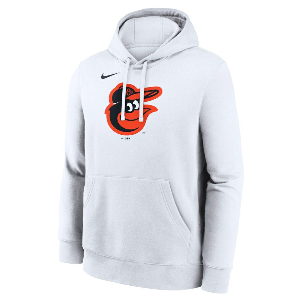 Baltimore Orioles Logo Club Hoodie White