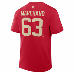 Brad Marchand Florida Panthers Fanatics 2026 NHL Winter Classic Authentic Stack Name & Number T-Shirt - Red T-shirts