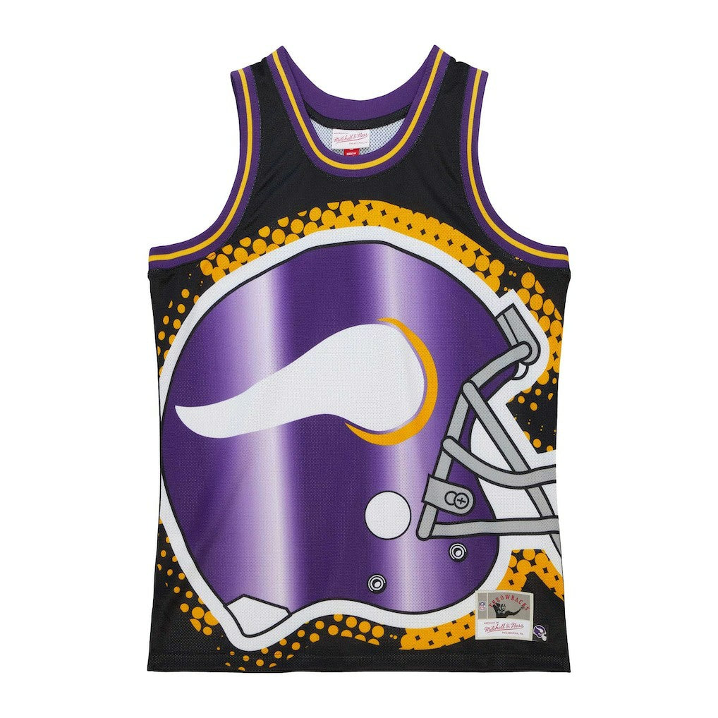 Minnesota Vikings Big Face 7.0 Fashion Tank Top - Black discount