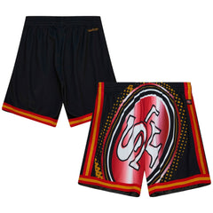 San Francisco 49ers Big Face 7.0 Fashion Shorts - Black sale