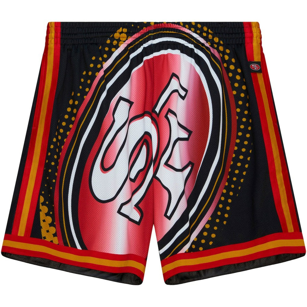 San Francisco 49ers Big Face 7.0 Fashion Shorts - Black sale
