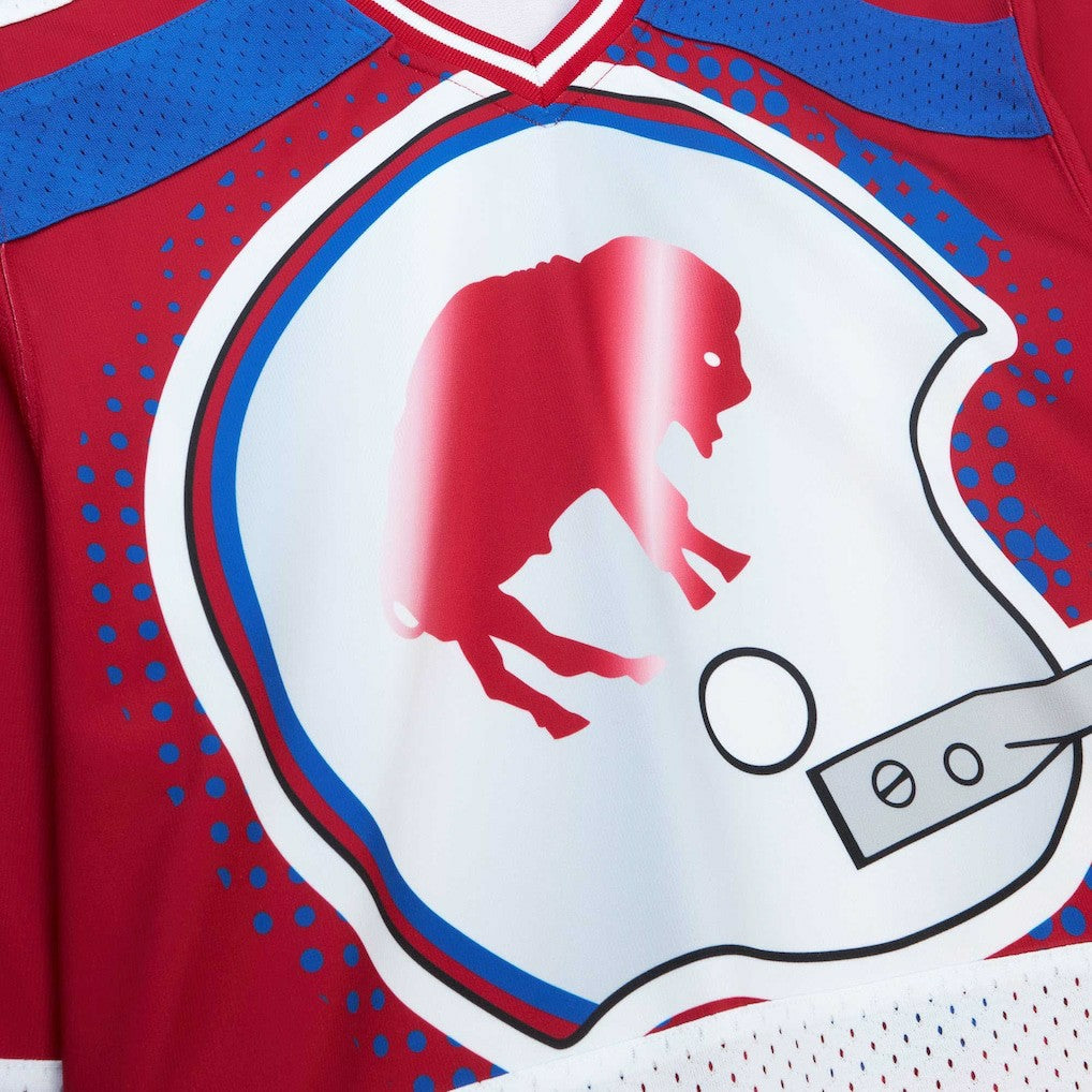 Buffalo Bills Women's Big Face 7.0 Long Sleeve Jersey T-Shirt - Red cheap