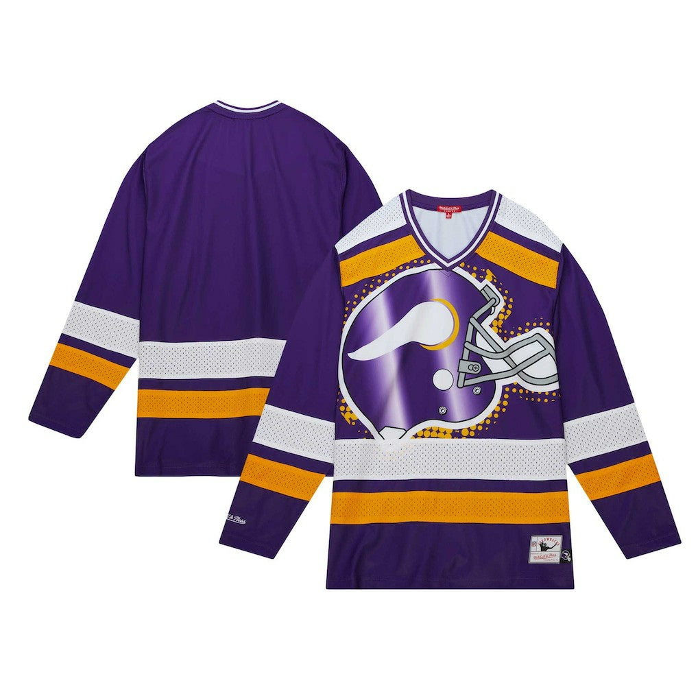 Minnesota Vikings Women's Big Face 7.0 Long Sleeve Jersey T-Shirt - Purple online